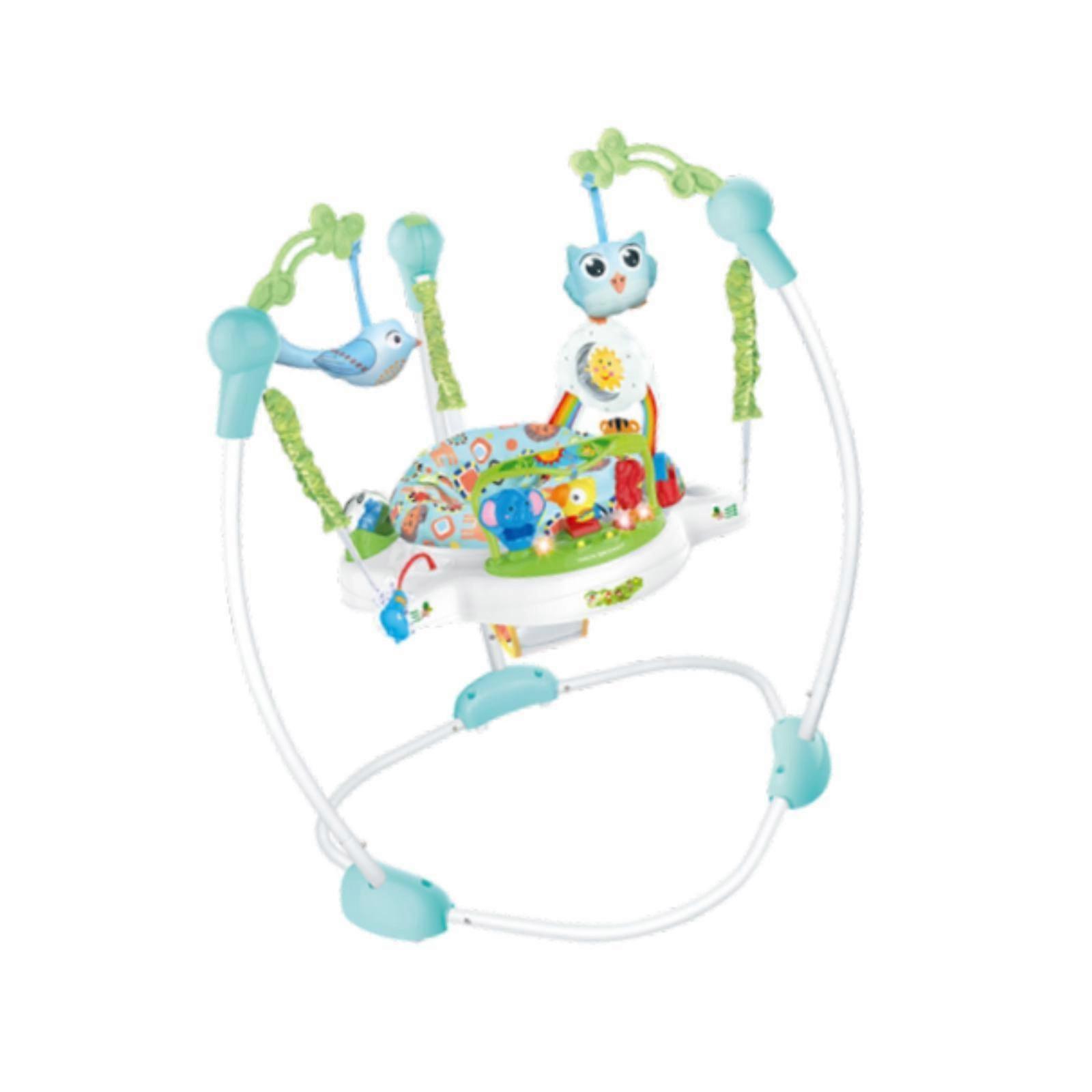 Baby Discovery Activities Bounces Interactive Play Center for Ages 6 Months+ Blue