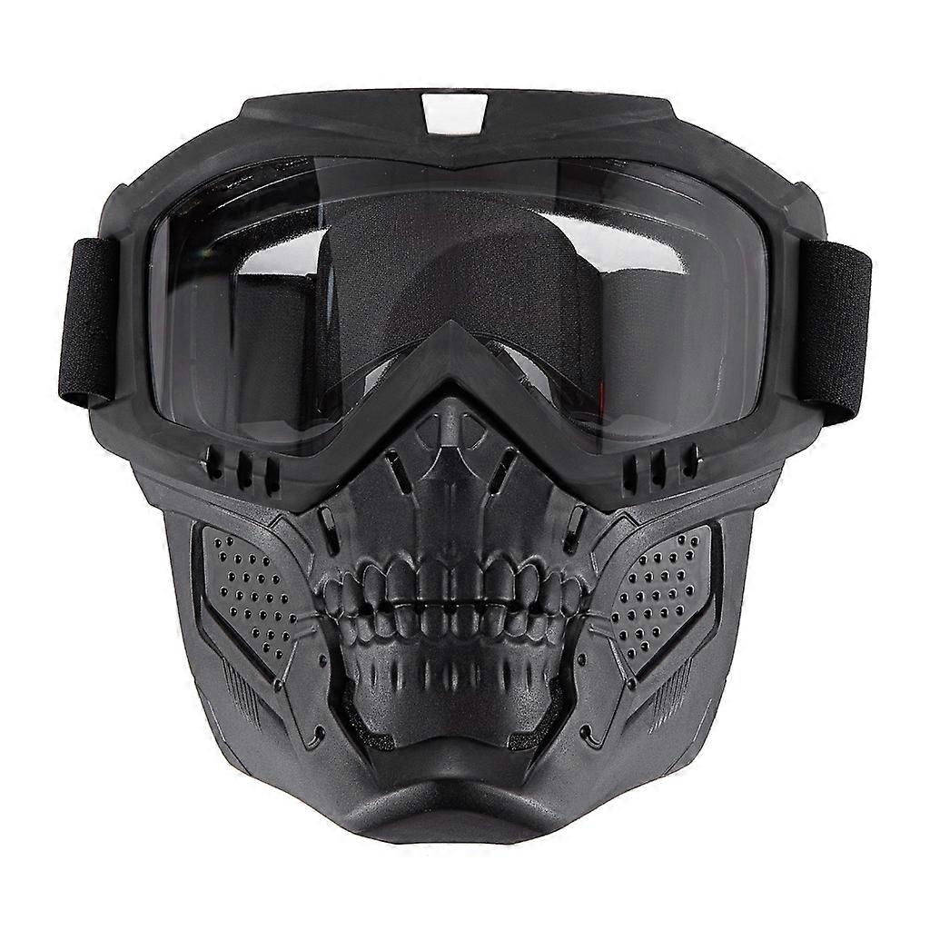  Motorcycle Helmets Face Mask Shield Goggles Detachable Eyewear