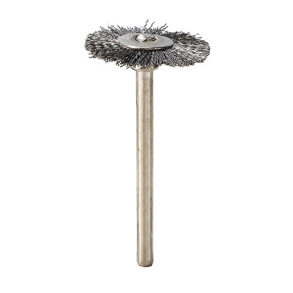 40 stycken mini stålborste kopp stålborste set (3mm) för verktygspolering buff-i lager