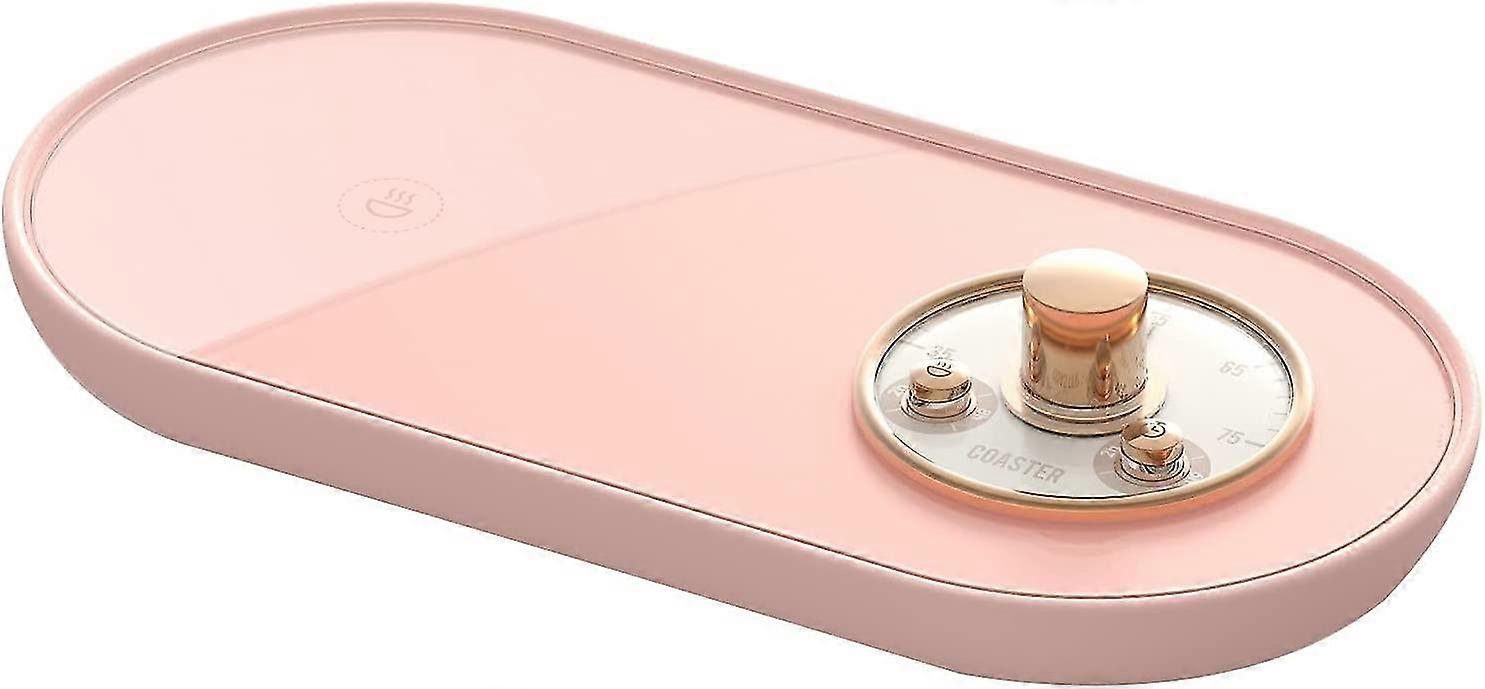 Mugs Warmer Usb Smart Thermostatic Coaster 55 Heating Mug(pink)