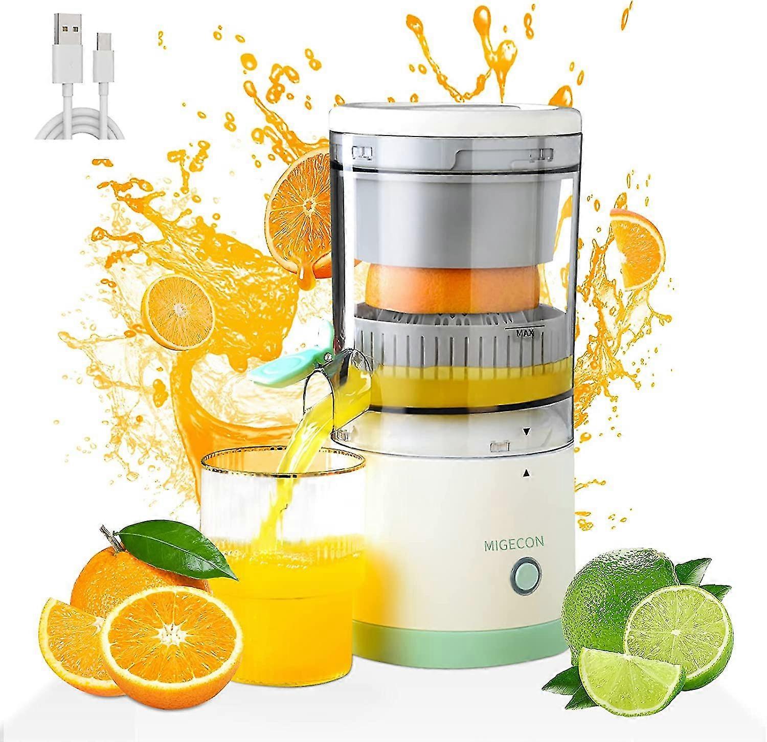 Electric Juice Presser, Citrus Juicer, Orange Squeezer Wireless Portable  Juice Extractor Detachable Lemon Squeezer Quiet