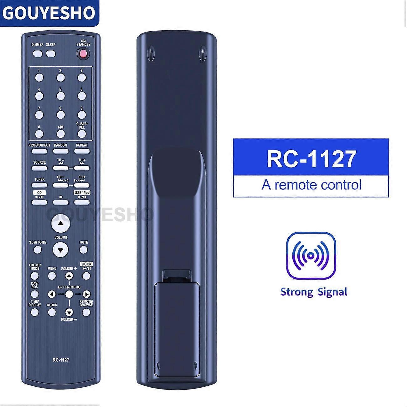 New RC-1127 Remote Control for DENON AV Receiver RCDM-38 RCD-M39 RC-1162