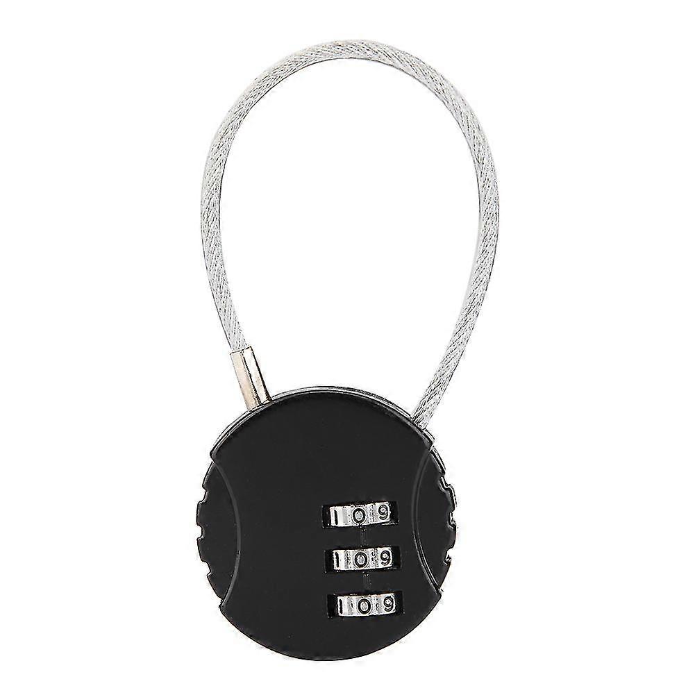 3 Digit Code Combination Suitcase Baggage Zinc Alloy Password Security Coded Lock(random Color)