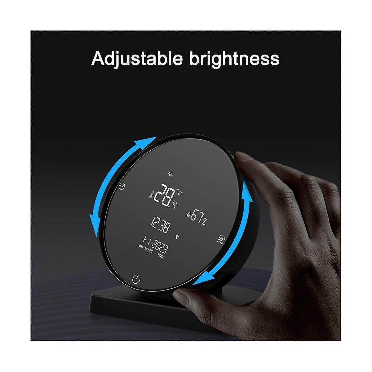 Tuya WIFI USB Rechargeable Temperature and Humidity Detector Home Baby's Room Hygrometer LCD Displa