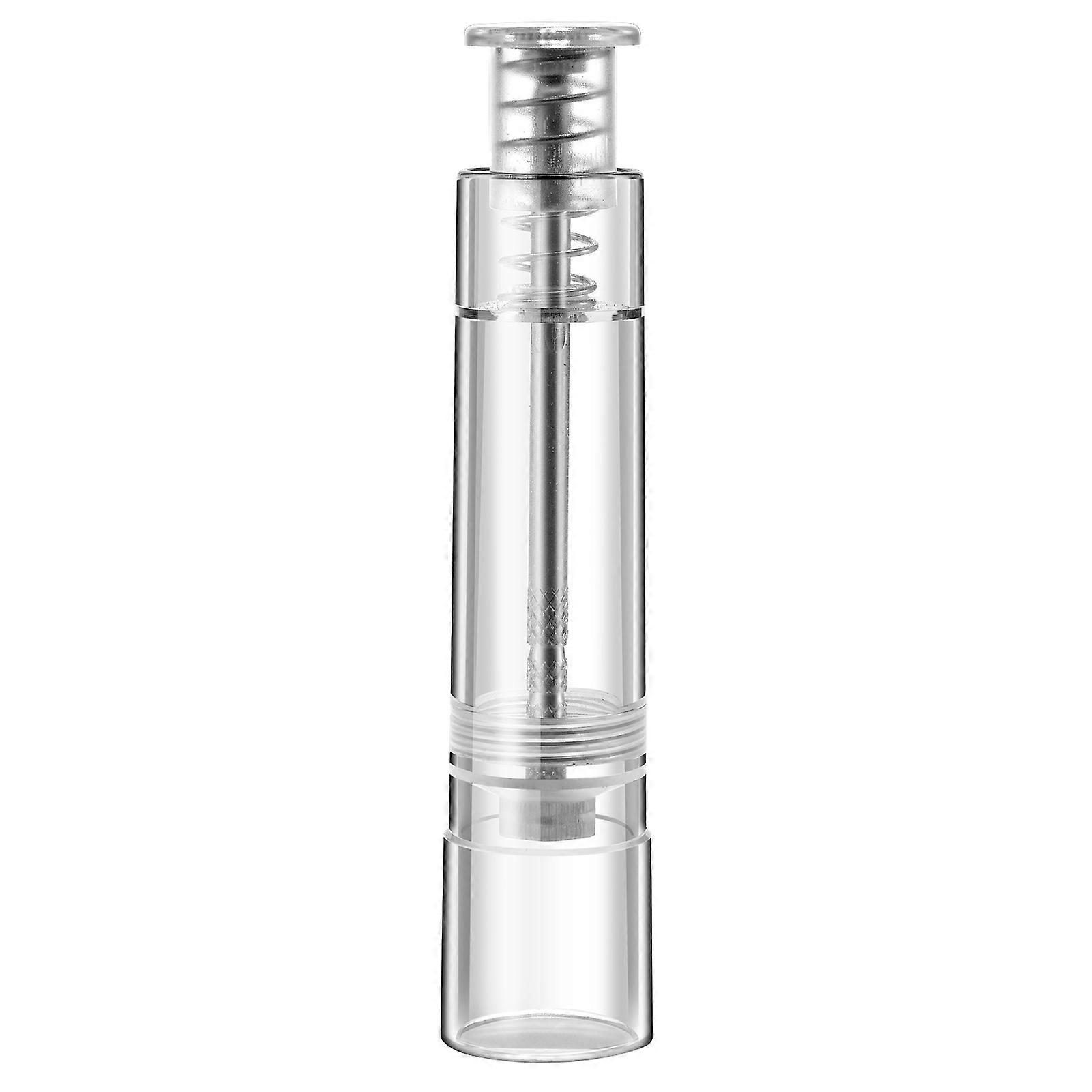Lightweight Pepper Grinder Visible Window Thumb Push Travel Practical Easy Clean Convenient ABS Home Kitchen Multipurpose