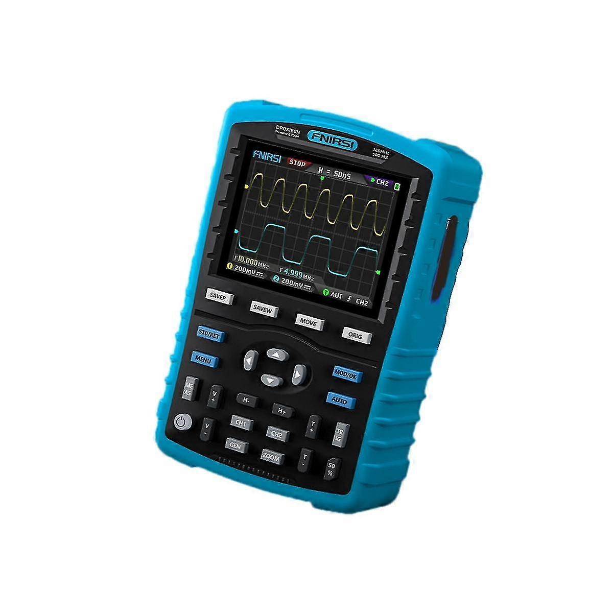 Dpox180h Handheld Dual Channel Digital Oscilloscope 2 In 1 Function Signal Generator Fluorescence