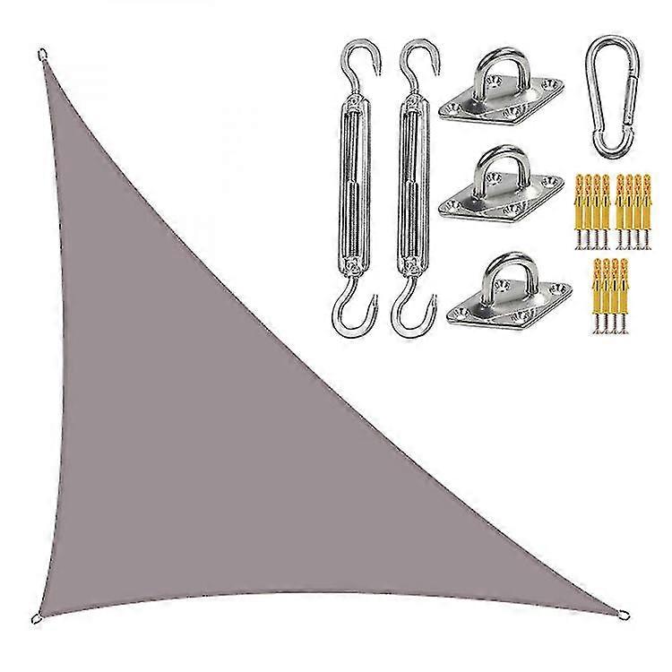 Vedenpitävä Aurinkovarjo purje, 3 * 3 * 3m Ulko markiisit Vedenpitävä ja UV-suoja Puutarhapihan purjeille Uima-allas Partio Aurinkosuoja