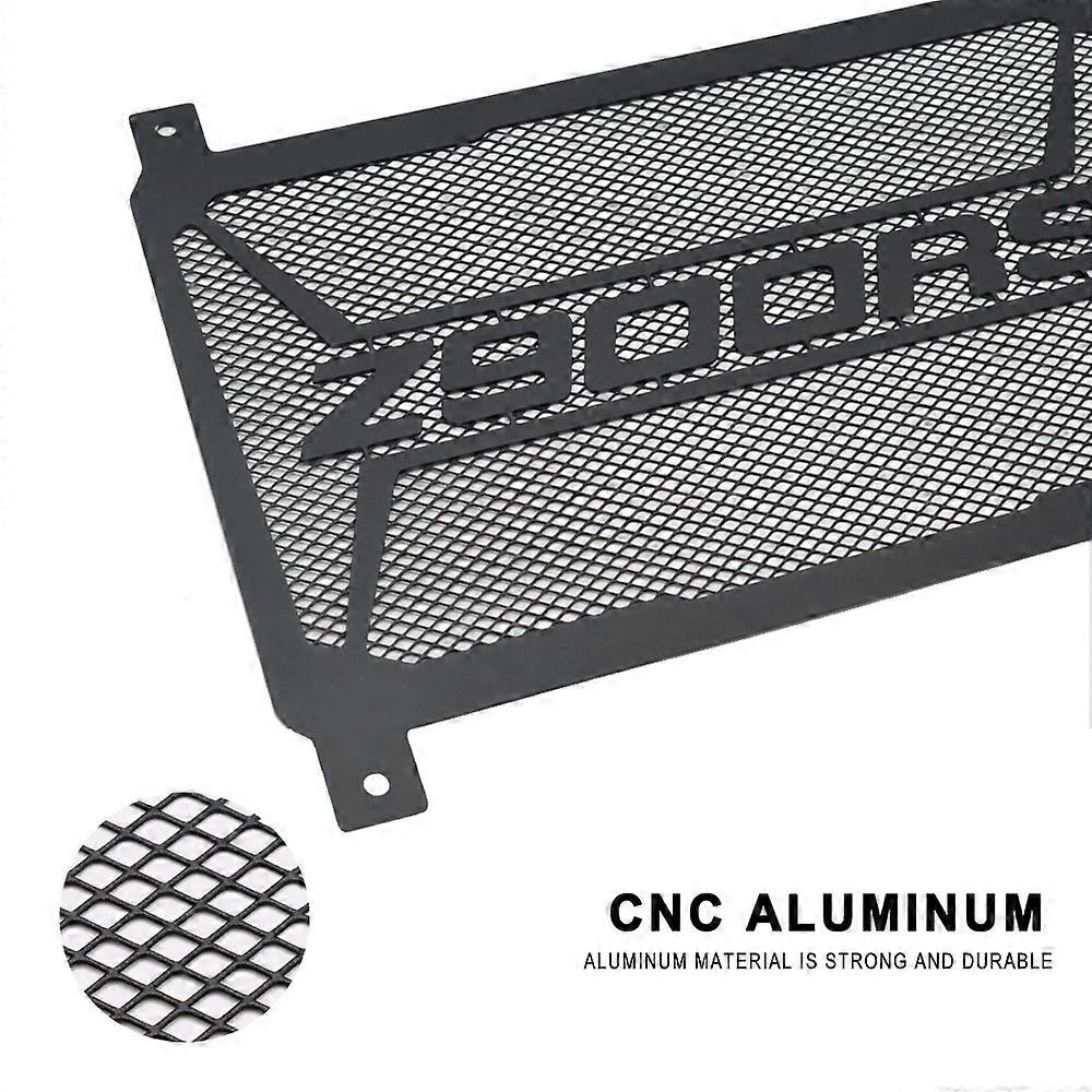 Grille Protection Radiateur VORILES Aluminium CNC Pour Kawasaki Z900RS / Z900 RS Café 2021-2022 – Noir/Argent