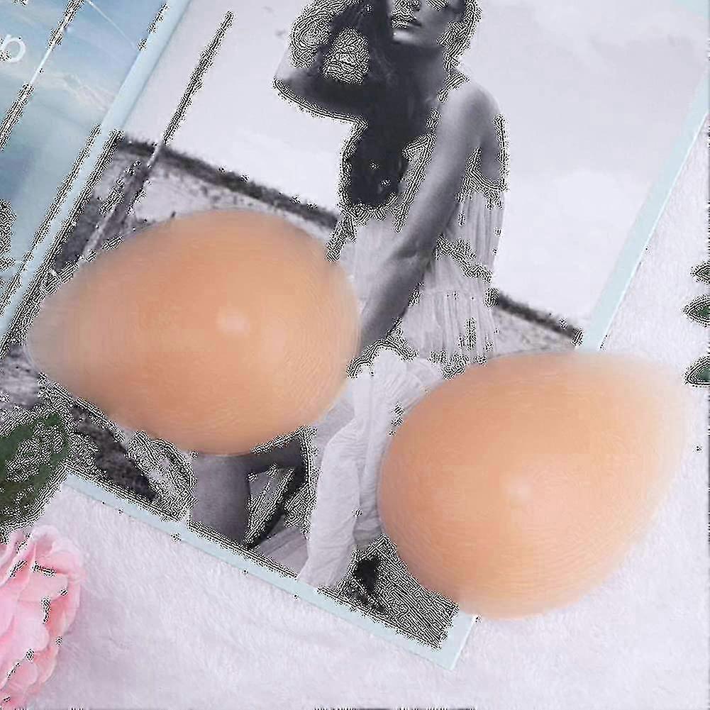 1 Par Soft Silikone Breast Forms Falske Bryster Protese Bryst Former for Aften