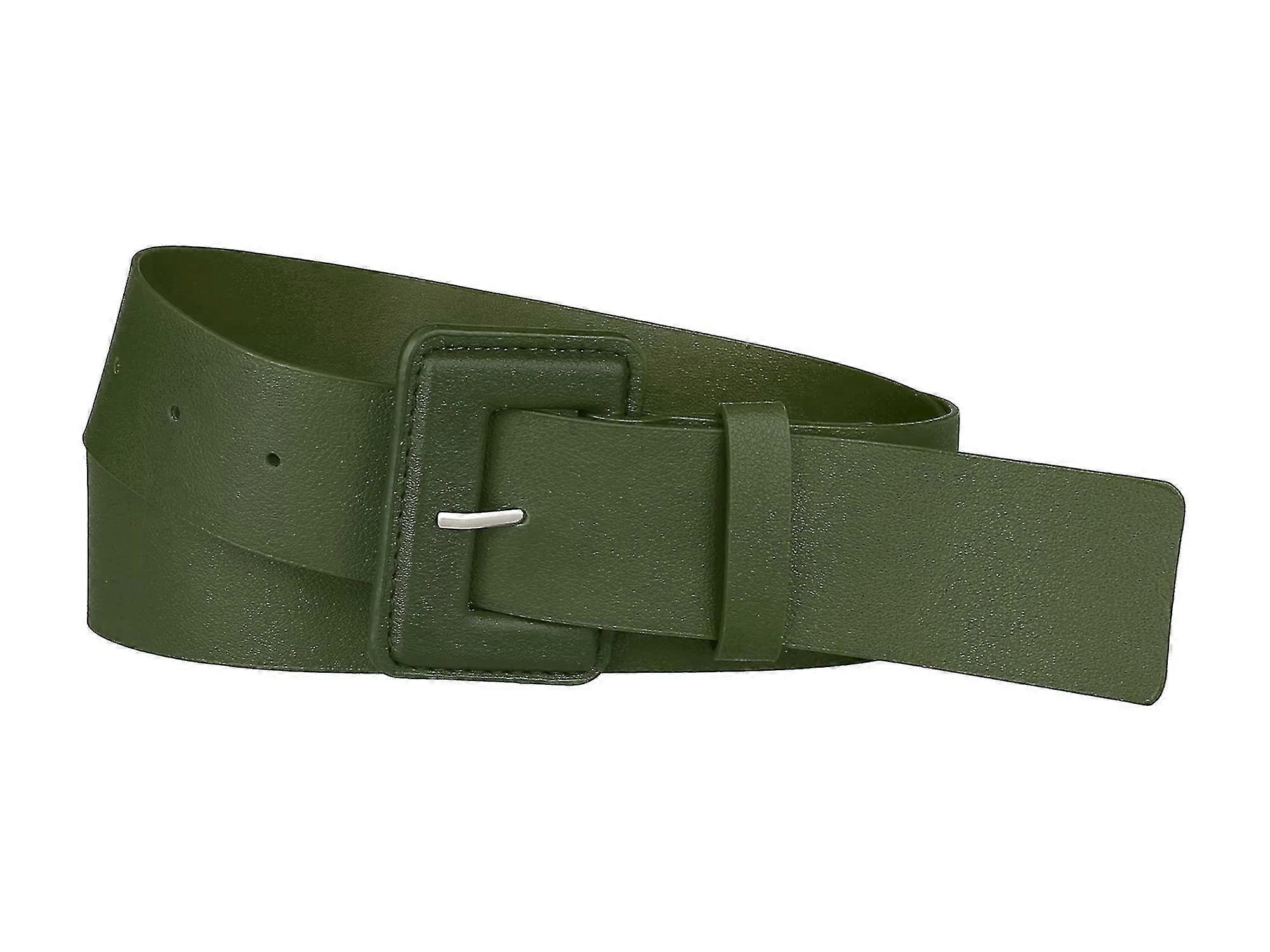 Ceintures de taille pour dames pour ceintures de robe Rectangle réglable Boucle-vert