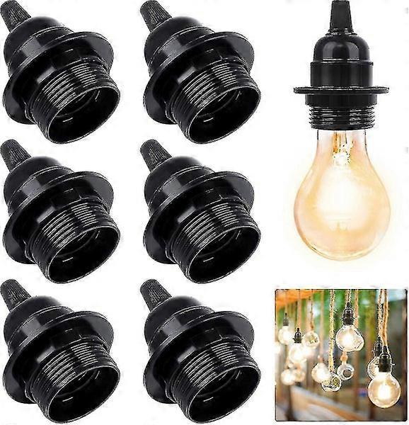 E27 Vintage Lamp Socket 6 Pieces E27 Bulb Socket Decoration 250v 4a Lamp Holder