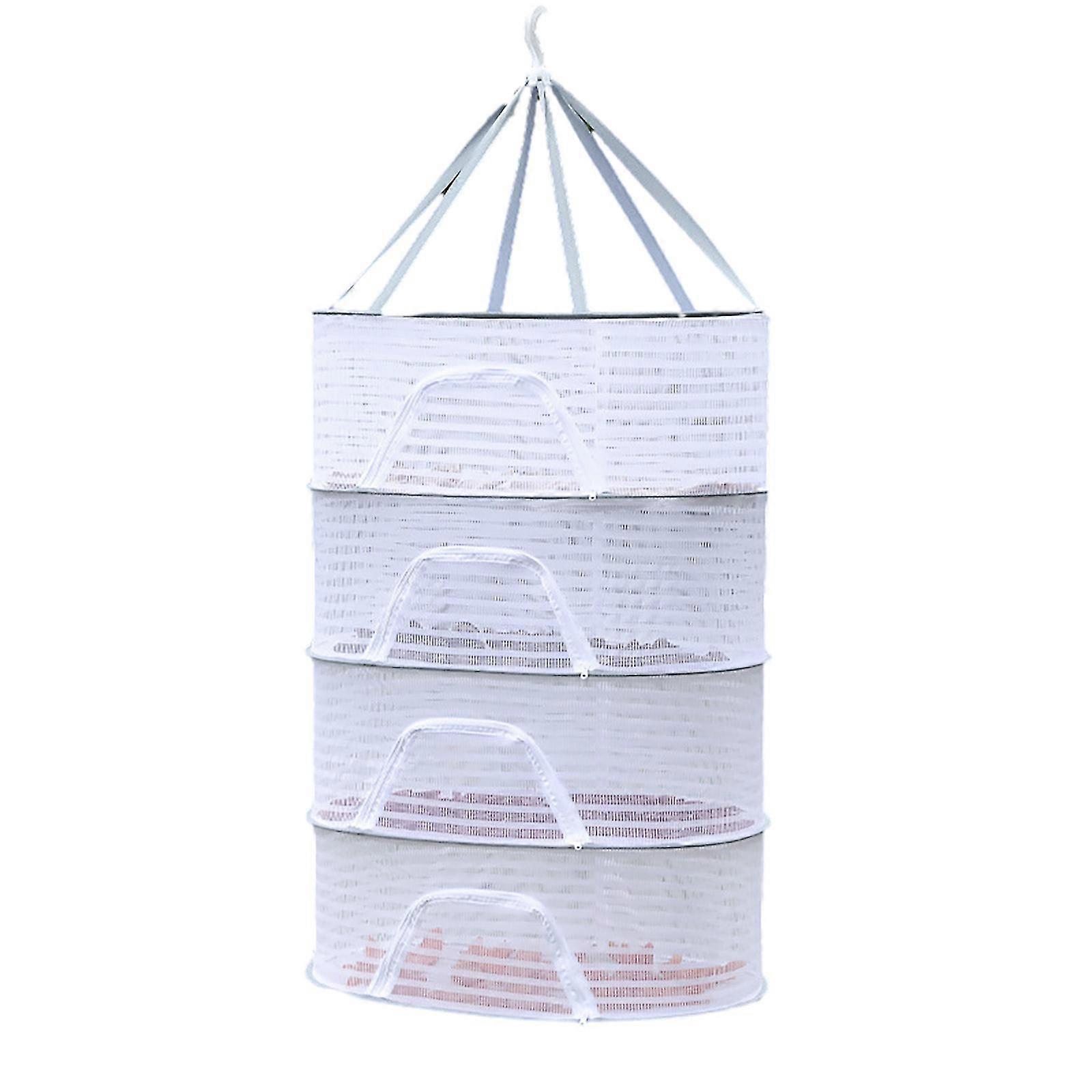Household Foldable Balcony Multifunctional Drying Net U-shaped Zipper Foldable Drying Net