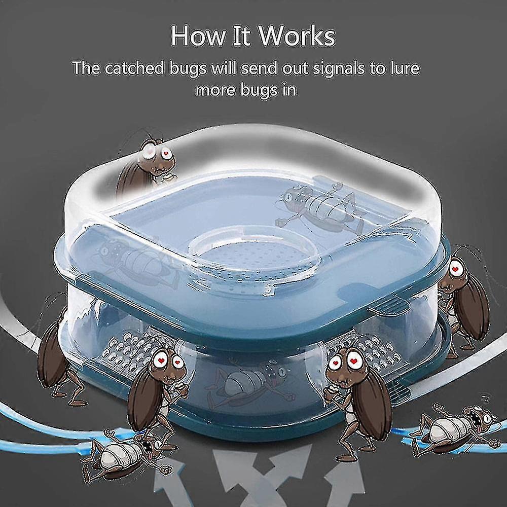Treatment Bed Bug Trap Reusable Cockroach Traps Bedbug Detectors ...