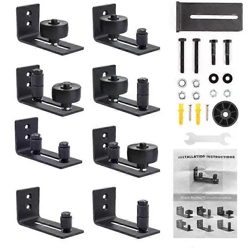 8 In 1 Floor Guide Adjustable Sliding Door Floor Guide Wall/bottom Door Guide Sliding Door Guide Kit