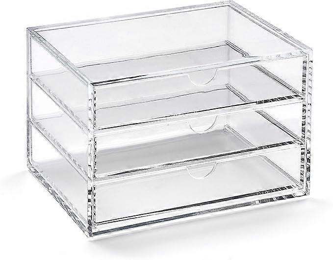 3-drawer storage box for small items and office supplies