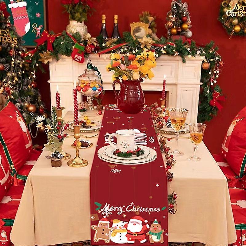 Christmas Tablecloth Rectangle Santa