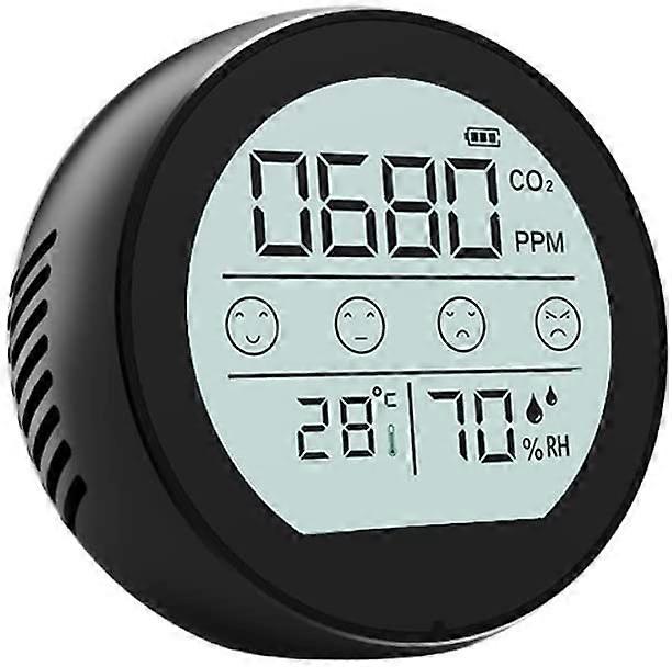 CO2 Carbon Dioxide Meter Humidity Temperature Multipurpose Detection Tool Smart Home Office Indoor Outdoor High Accuracy Air Quality Monitor