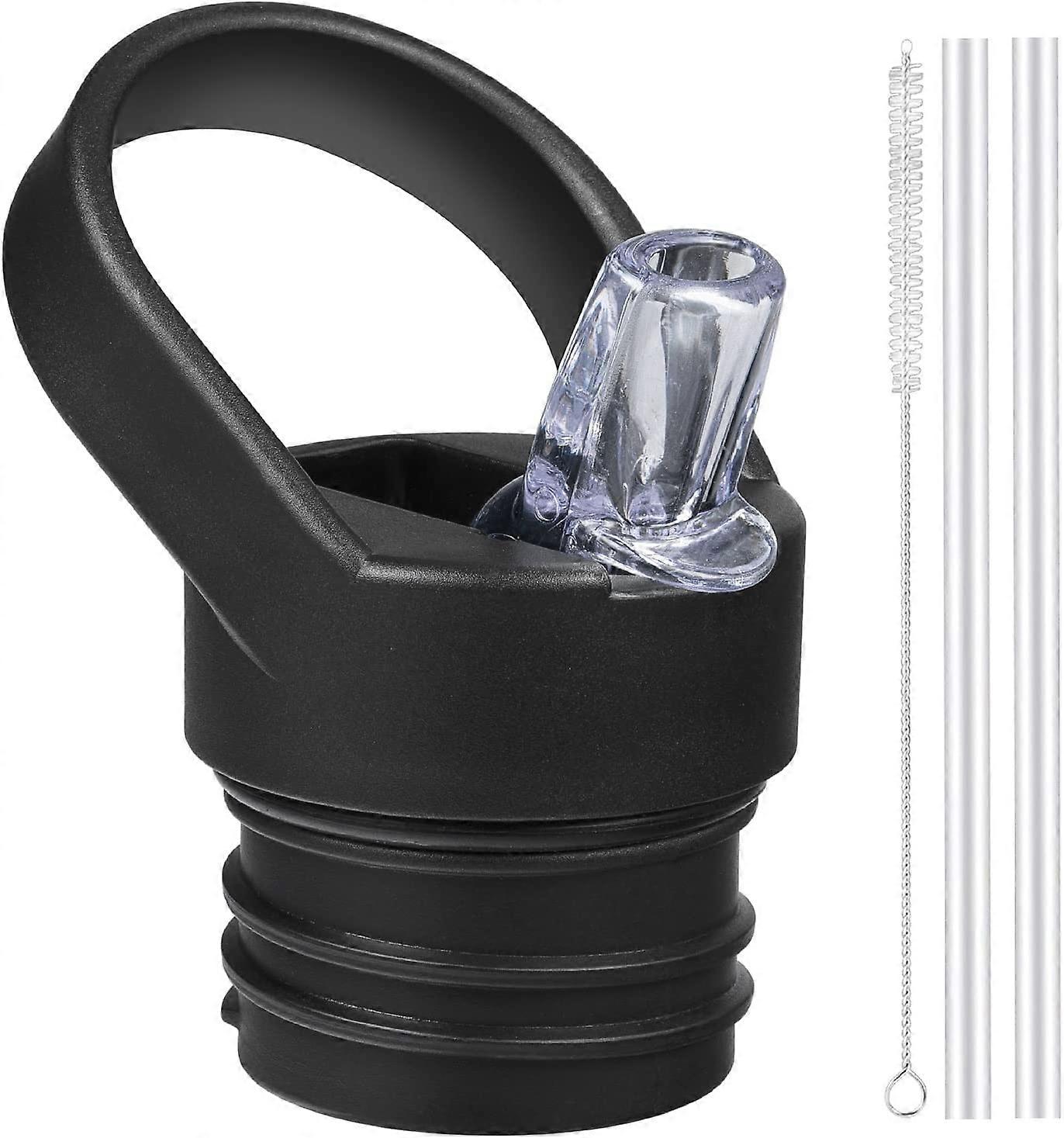 Straw Lid for Hydro Flask Standard Mouth,Straw Lid Compatible with Hydro Flask 18 21 24 oz Standard Mouth, Flex Straw Cap Sport Lid for Hydroflask Sta