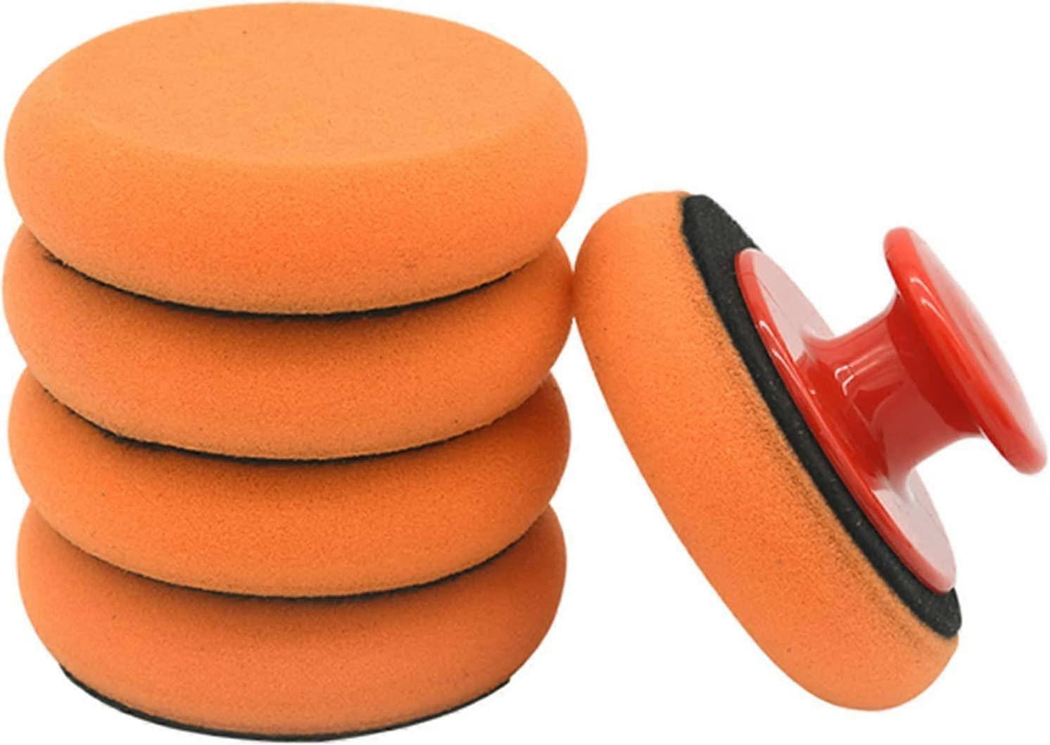 6pcs/Set Car Polishing Sponge High Density Wiping Buffing Pad Kit