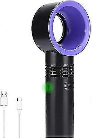 Usb Fan, 3 Speed Bladeless Fan, Rechargeable