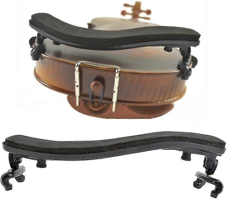 Shoulder Rest Violin Adjustable Rubber Plastic Padded Shoulder Holder For Size 3/4 & 4/4 Violin