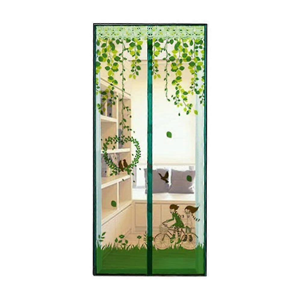 Insect Protection Mosquito Net, Fly Magnetic Curtain (green, 90 210 Cm)
