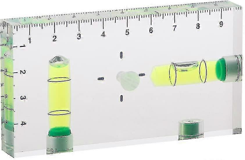 High Precision Mini Two Way Clear Magnetic Spirit Level