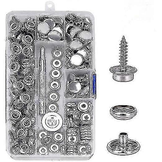 152 Stück Marine Grade Canvas Bootsabdeckung Snap Button Fastener Kit