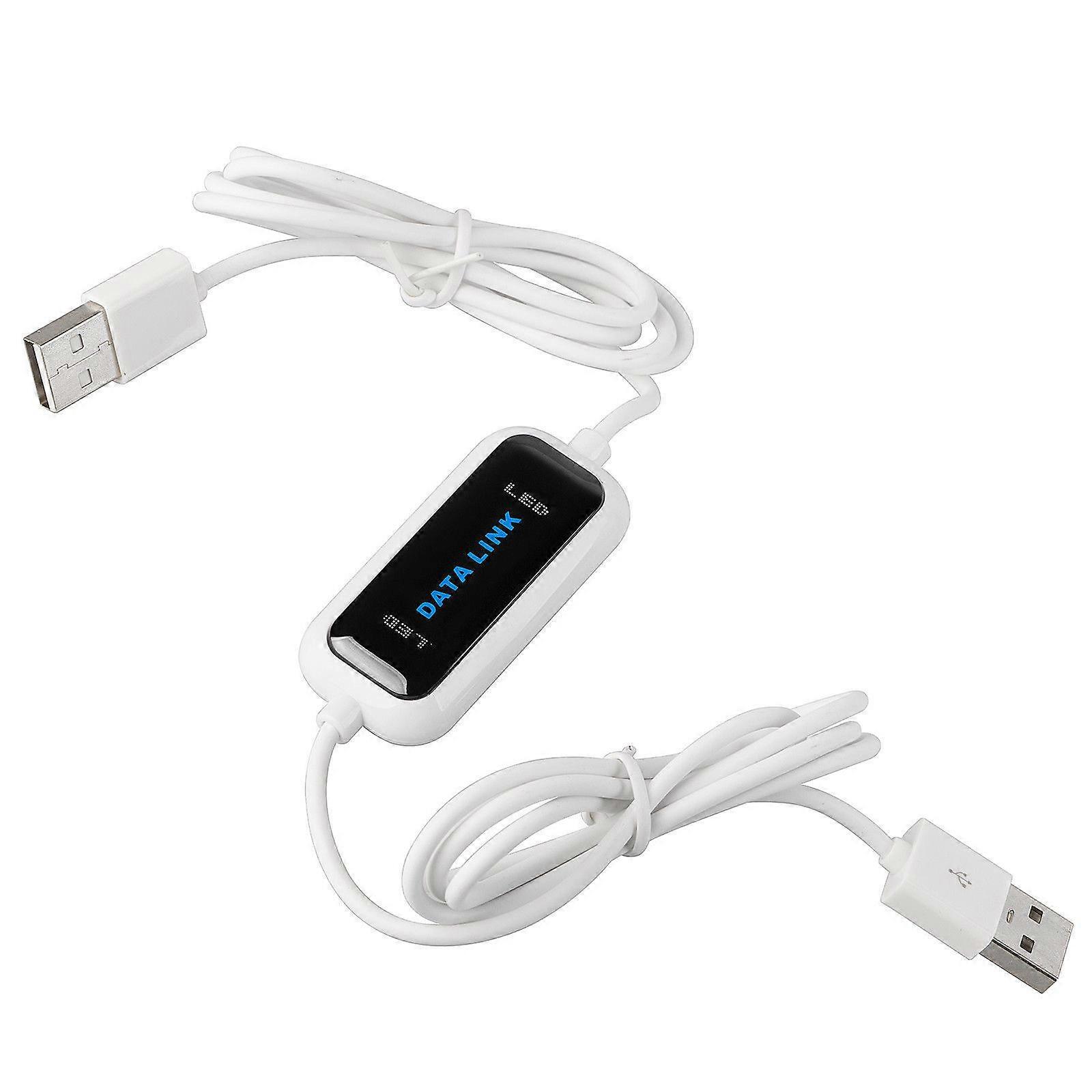 Direct PC To PC Two Computer File Transfer Sync Data Link USB Cable Easy Copy Fh FP