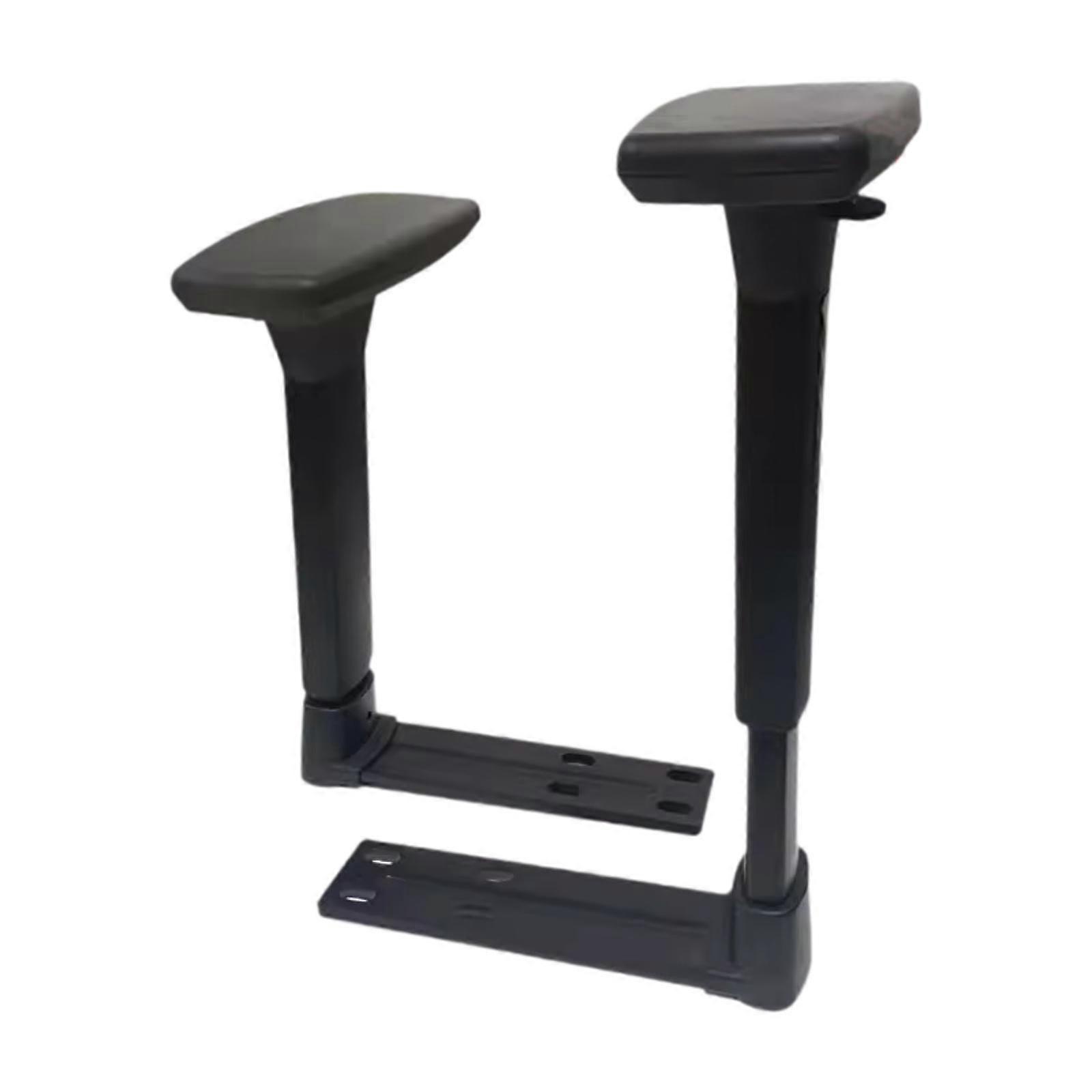 2Pcs 3D Adjustable Arms Armrest Sturdy for Most Gaming Chairs Computer Chair 4 Hole