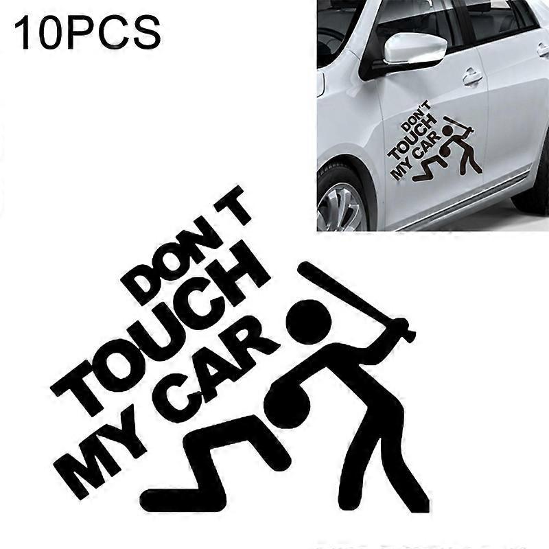 Car Sticker Window Decal(White) 22x19cm Black