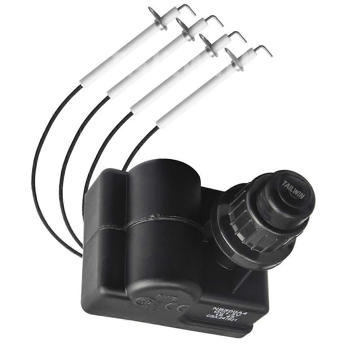 For 36 Inch Grill Igniter Kit Push Button Electronic Battery Igniter Replacement Spark Plug with 4