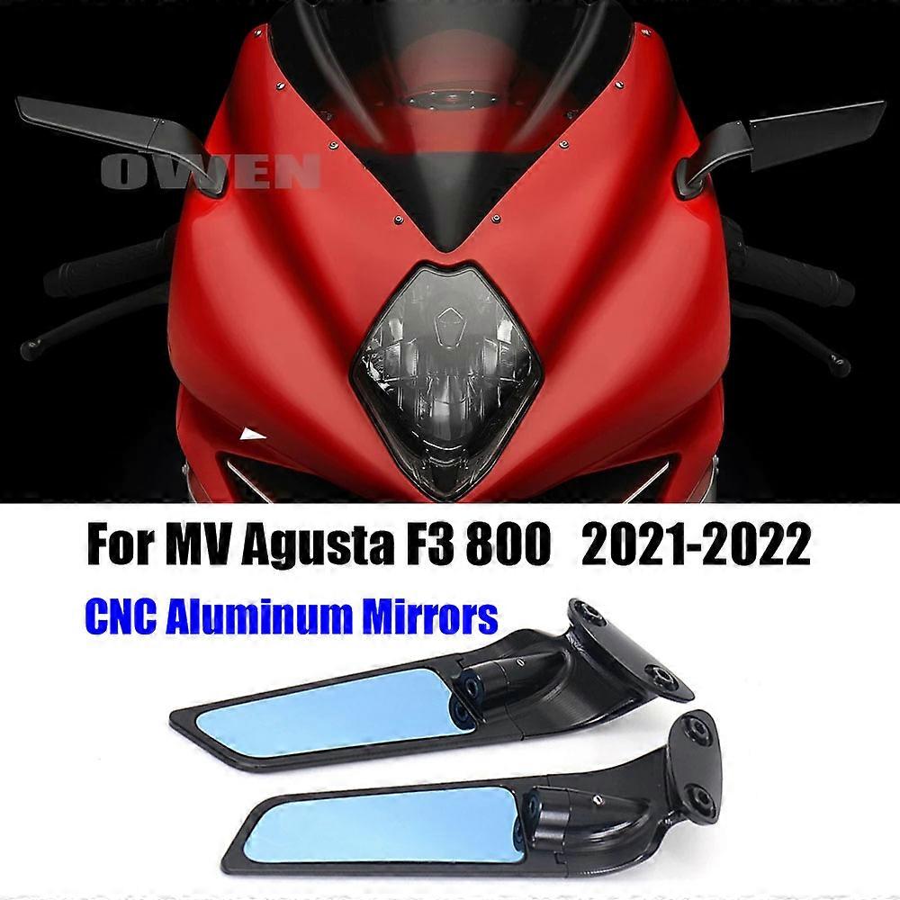 Para MV Agusta F3 800 2022-2022 Retrovisores retrovisores de moto Retrovisores furtivos Winglets deportivos Kit de retrovisores Retrovisores ajustables Retrovisores retrovisores retrovisor