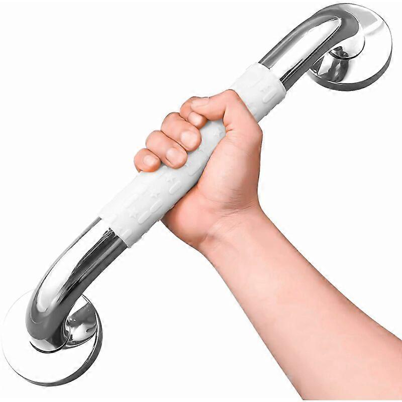 Maniglia per vasca da bagno antiscivolo Lampada fluorescente a parete Maniglia WC per bambini/anziani in acciaio inossidabile (30 cm)
