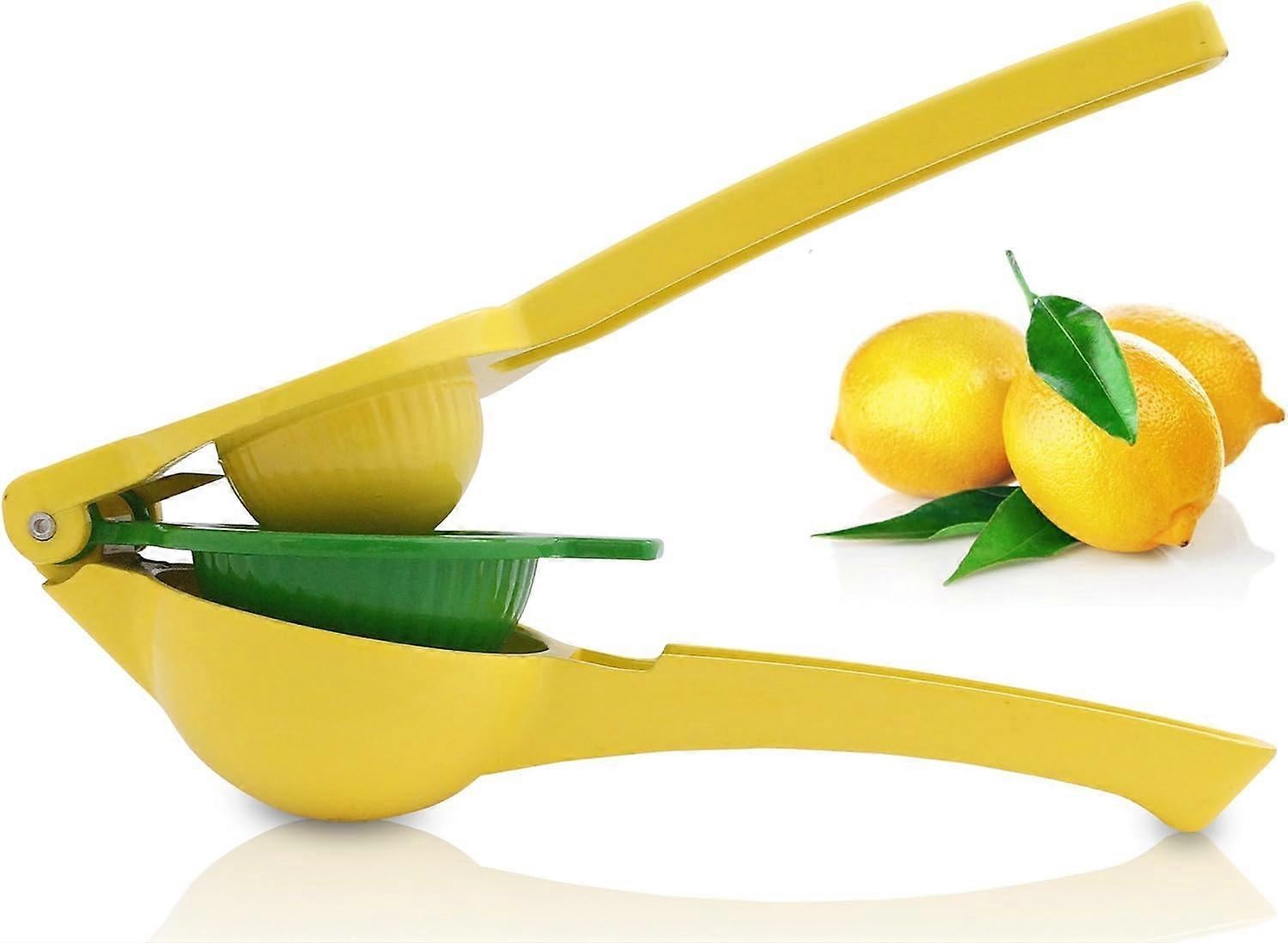 Lemon squeezer - Lime squeezer - 3-in-1 orange squeezer: Aluminum manual citrus squeezer