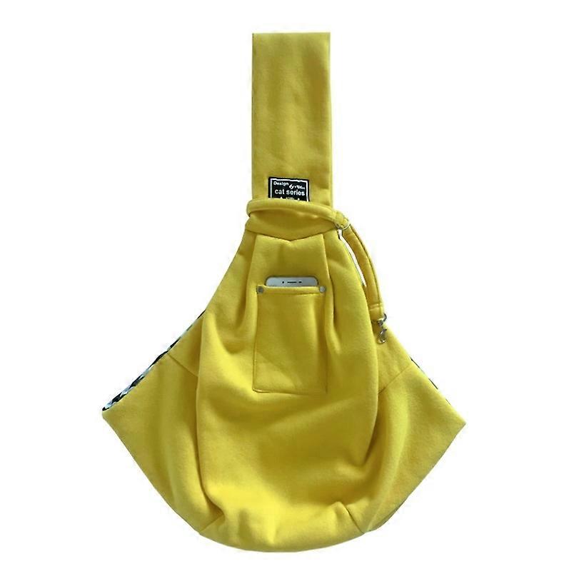 Pet Outing Carrier Shoulder Bag, Colour: Yellow