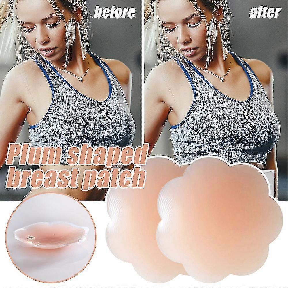 4 أزواج فطائر اللحم النساء الحلمة يغطي قابلة لإعادة الاستخدام لاصق سيليكون الحلمة يغطي الثدي رفع البتلة