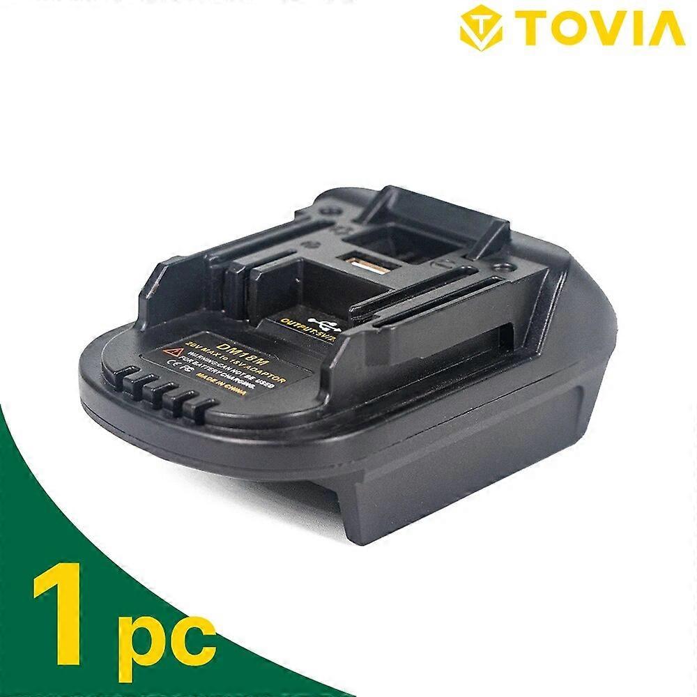 T TOVIA προσαρμογέας μπαταρίας Μετατροπή για DeWalt 20V & για Milwaukee 18V μπαταρία σε MAKITA 18V μπαταρία εργασίας για ηλεκτρικά εργαλεία Makita