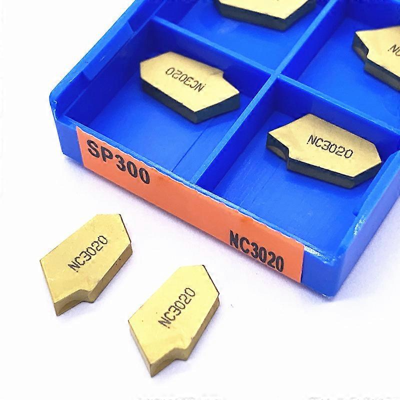 SP300 NC3020/NC3030/PC9030 Slotted Carbide Inserts Parting and grooving metal Tool Lathe Tool grooving turning tool
