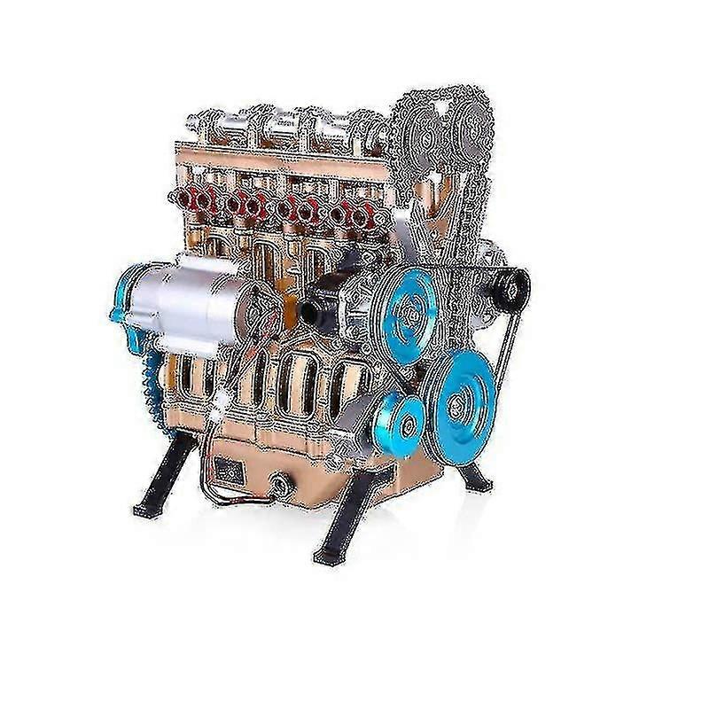 High Quality Mini Inline Four/Eight-Cylinder Engine Model Kit Toys for Adults