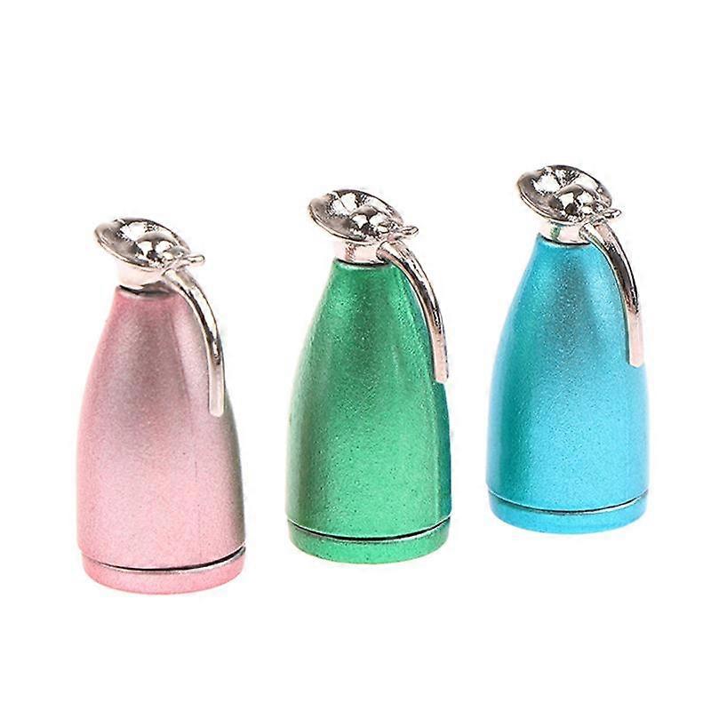 1/12 Miniature Kettle Mini Water Kettle Portable Kettles Toys Kitchen Furniture Blue