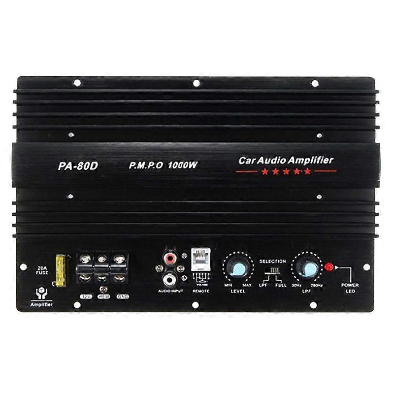 12V 1000W Auto Audio Hochverstärker Verstärker Platine Subwoofer Verstärker PA-80D