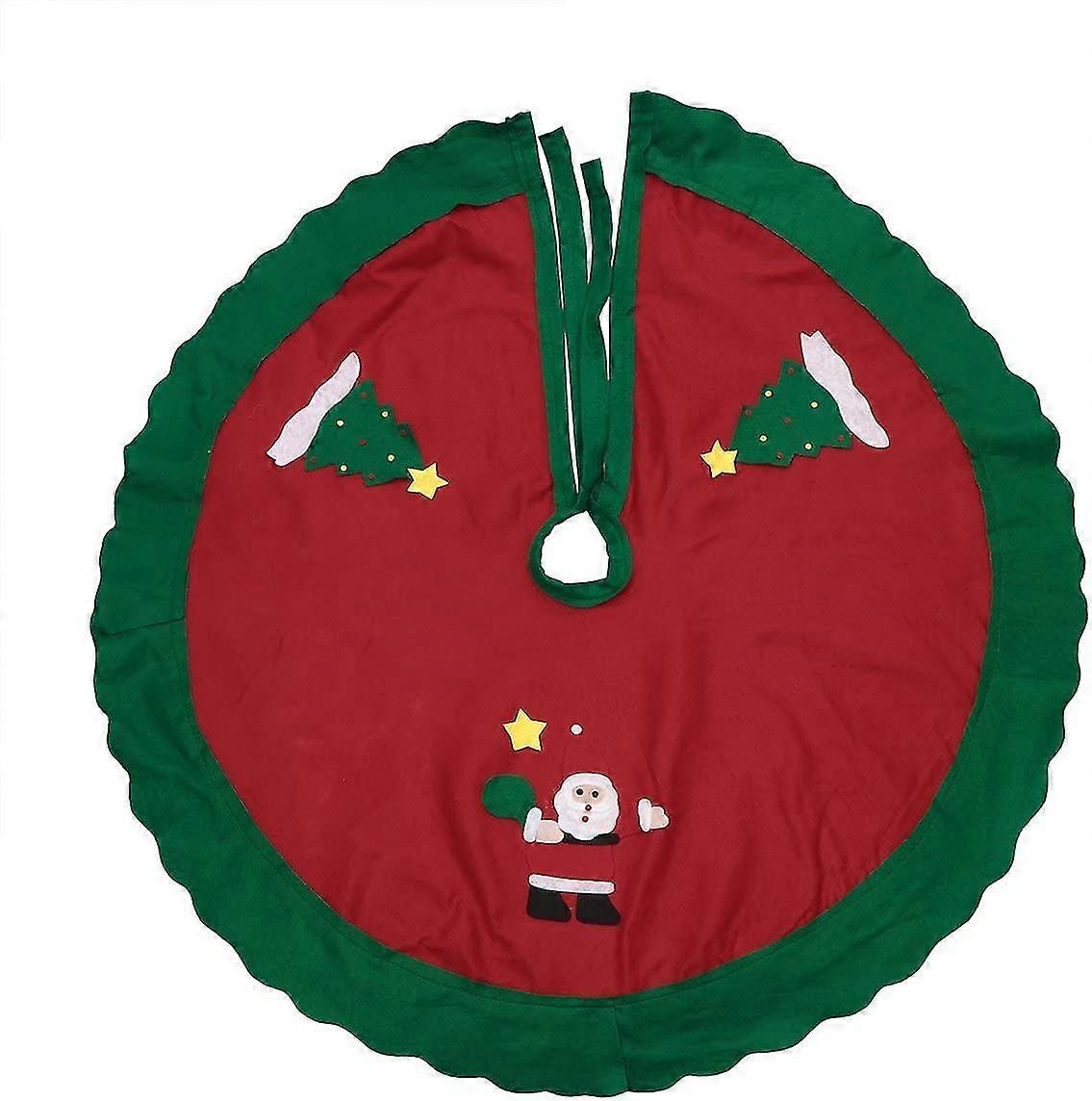 Christmas Tree Skirt Santa Claus Pattern