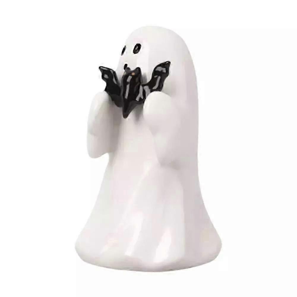 Διακοσμητικό ειδώλιο φαντάσματος για το Halloween σε σχήμα στόχου, κεραμικό Bootful