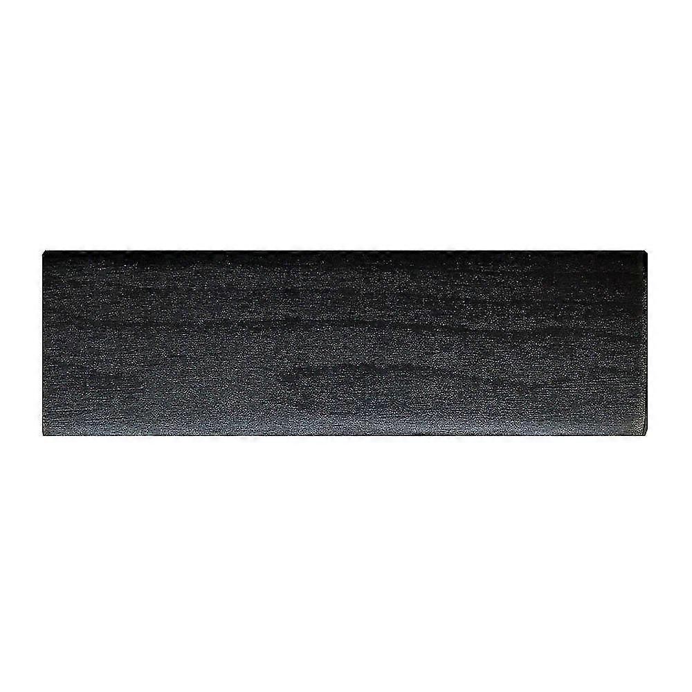 Pata rectangular de madera negra 4,5 cm (1 pieza)