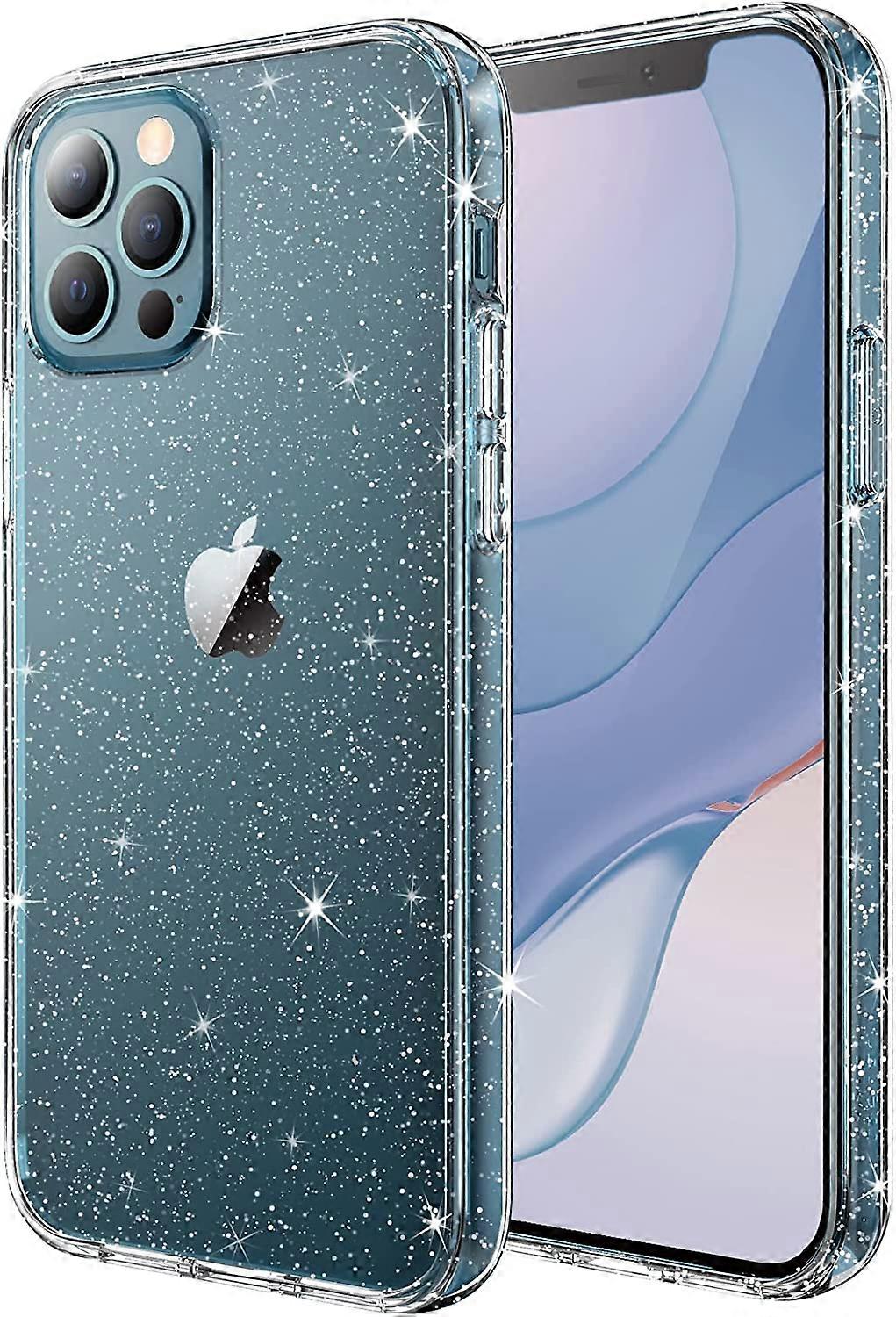 ZRUXE Glitter Shockproof  Case for iPhone 12 Pro Max, 6.7-Inch