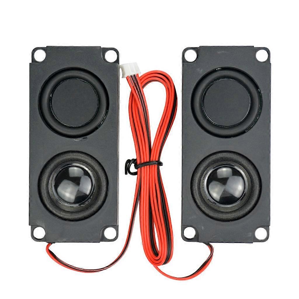 2Pieces Square Audio Speaker Mini Sound/Audio System ECO Friendly Material