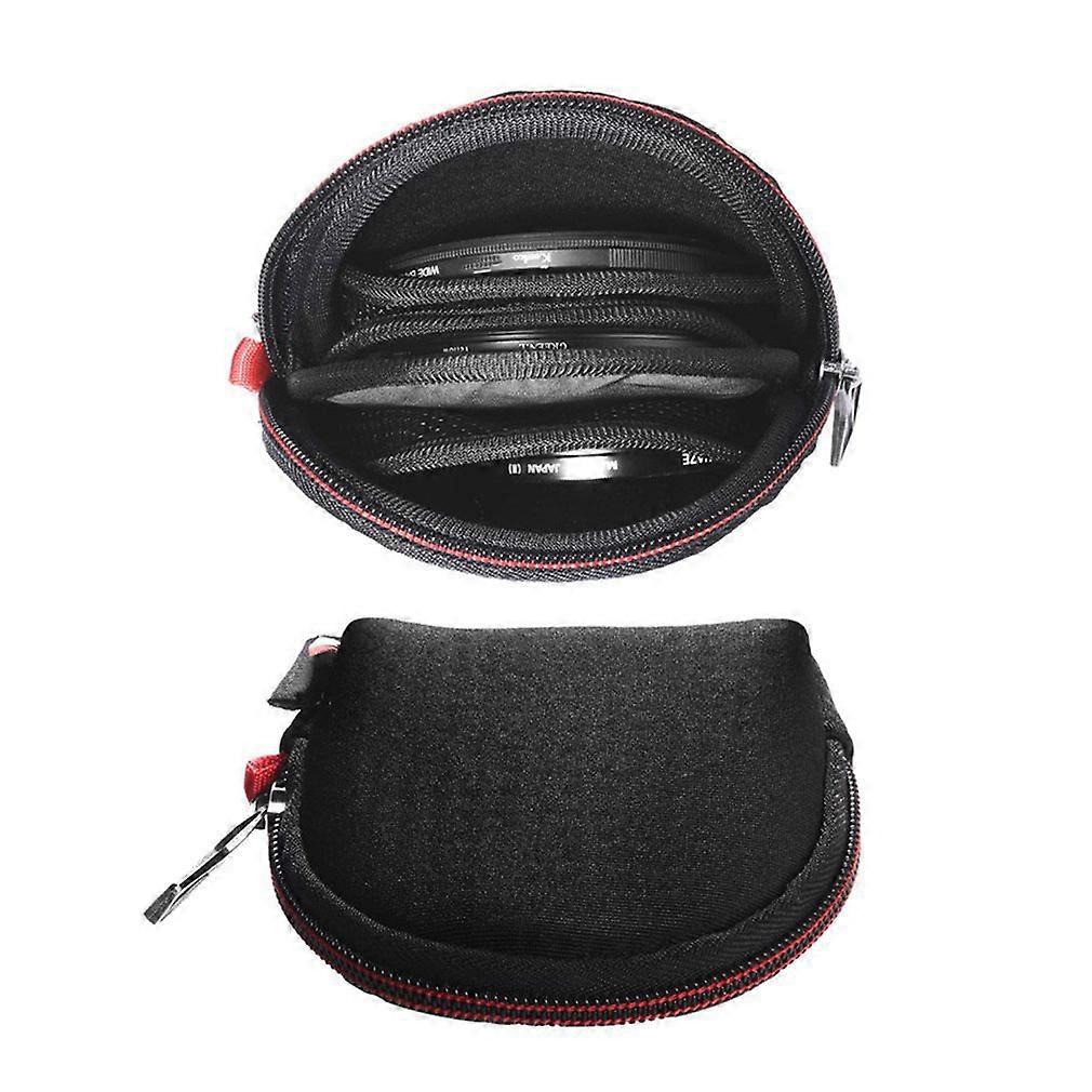Hot Camera Filter Storage Box Shockproof Circular And Square Filter Storage Box Fall Proof Filter Protective Bag Fast Delivery