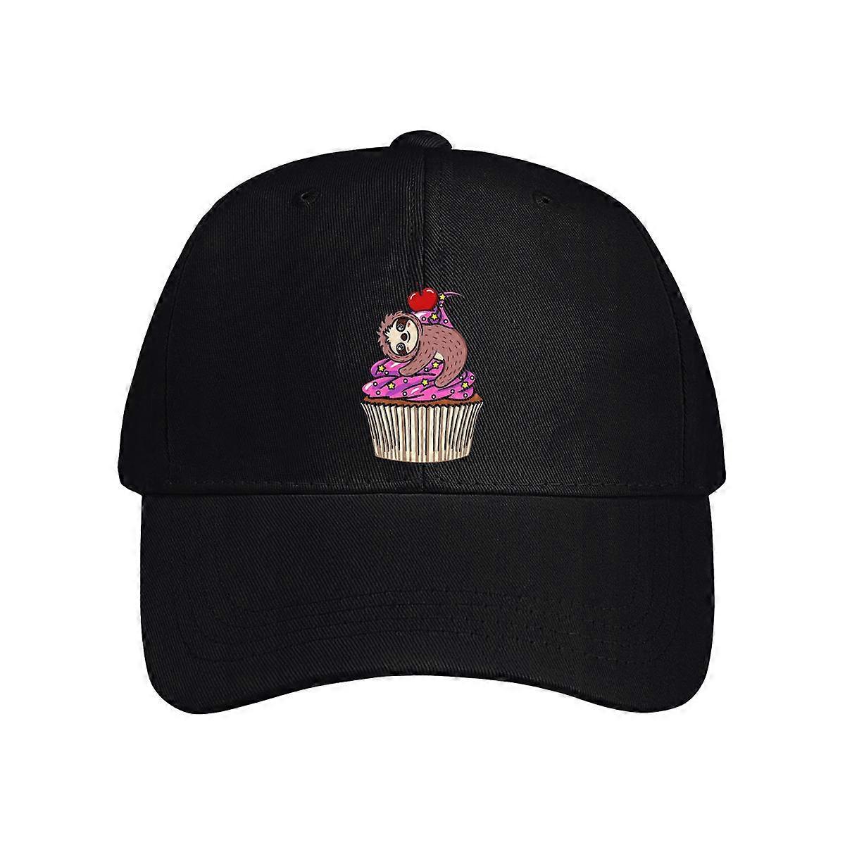 Sloth Cupcake Toppings Baseball Cap