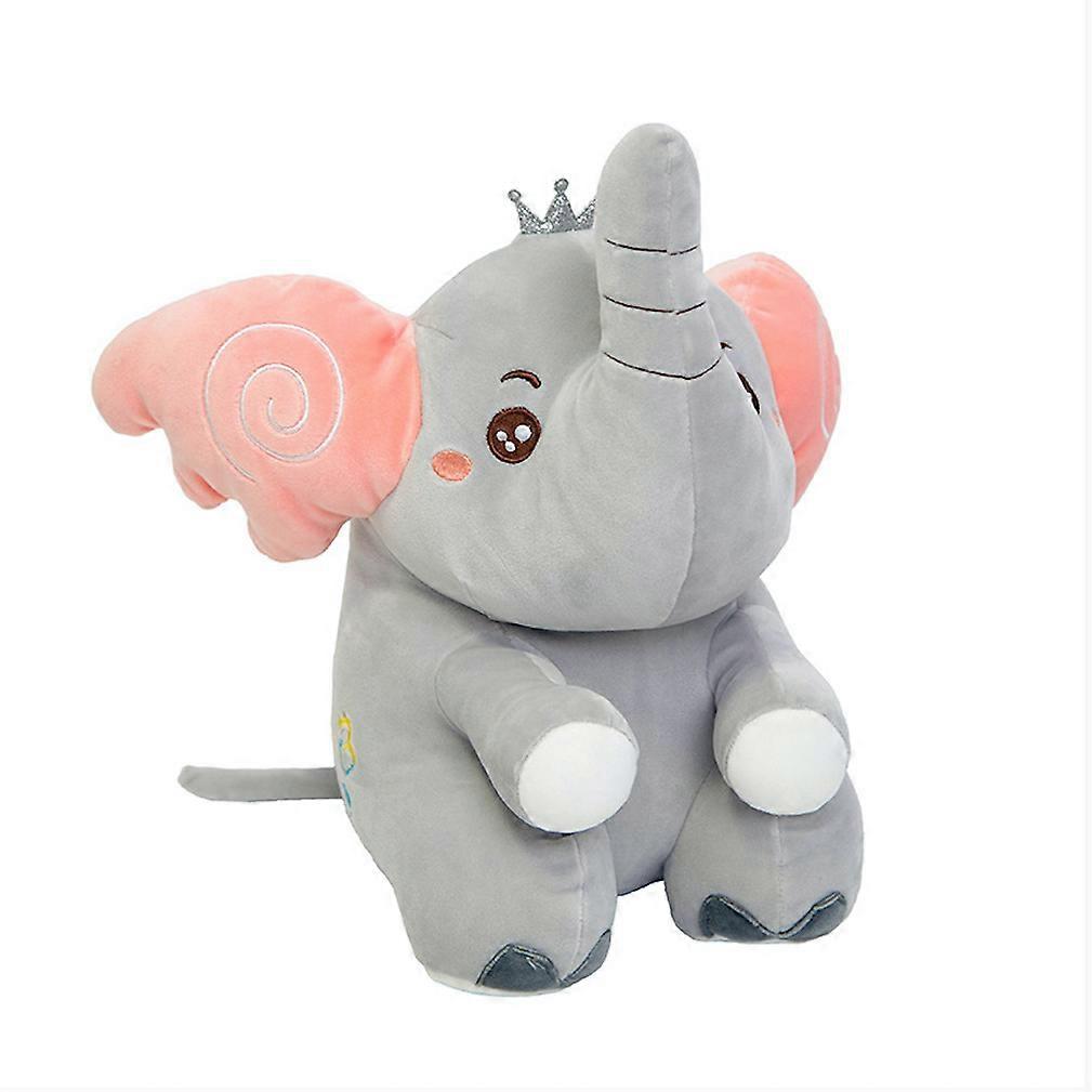 Grey Elephant Plush Toy Kids Gift 25cm